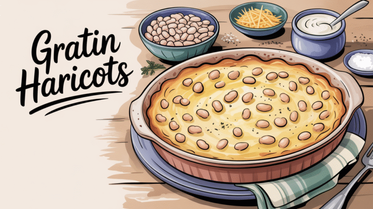 Recette facile : gratin de haricots blancs