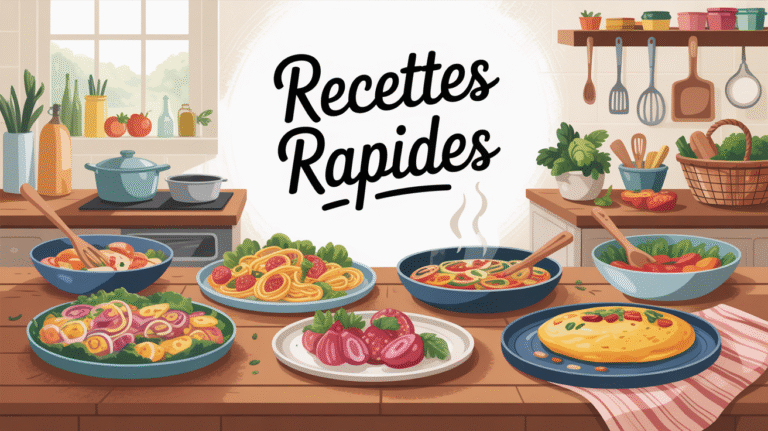 25 idées recettes rapides