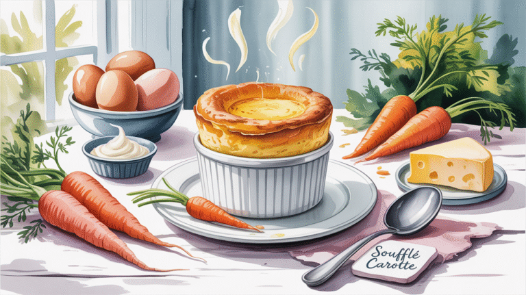 Recette facile pour une entrée délicate : soufflés à la carotte