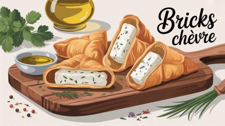 Recette d’entrée facile : les bricks au fromage de chèvre frais