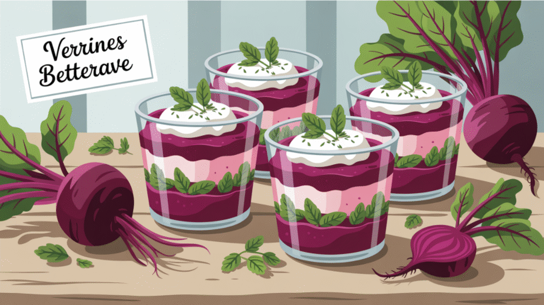 Recette de verrines de betterave au fromage frais