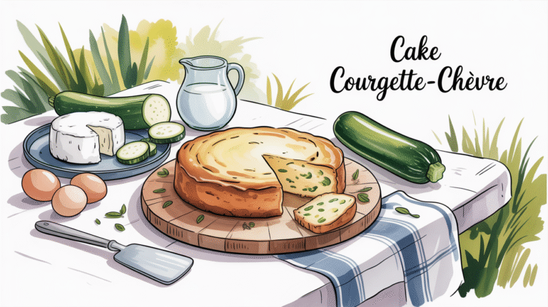 Recette de cake courgettes et chèvre