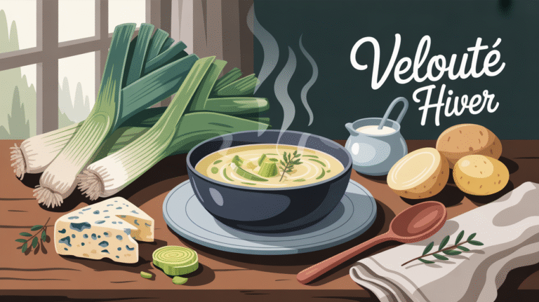 Recette d’hiver : le velouté de poireaux au roquefort