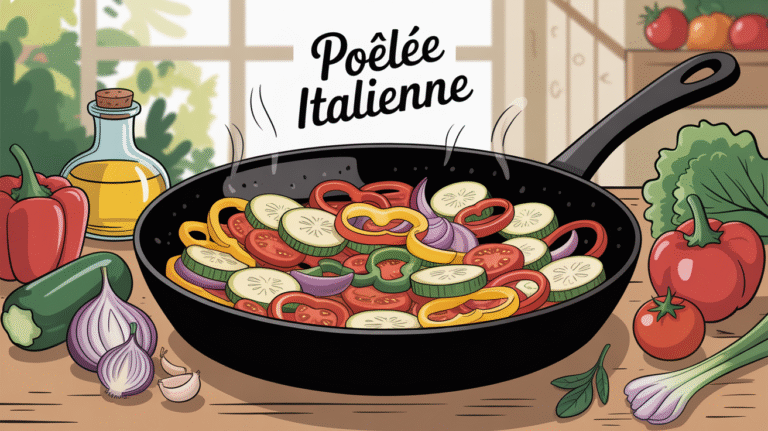 Une idée de recette végétarienne : la poêlée de légumes à l’italienne