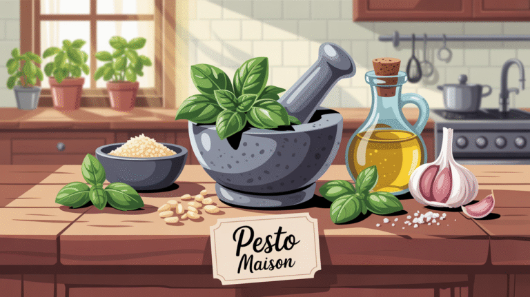 Recette de base : pesto maison