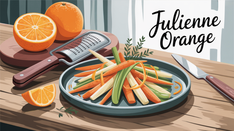Recette de julienne de panais et carotte à l’orange