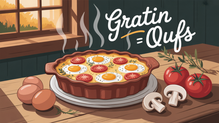 Recette facile et rapide : gratin d’œufs à la tomate