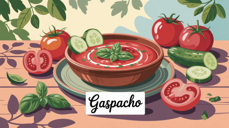 Recette d’entrée estivale : Gaspacho aux tomates et concombre