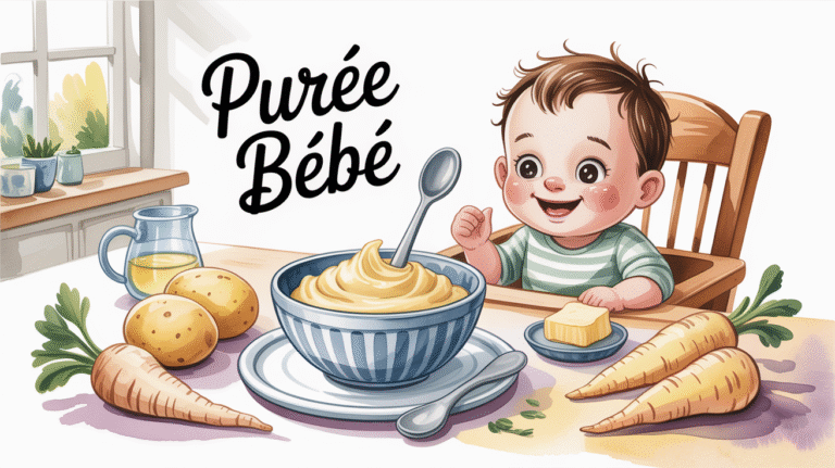 Recette de purée de pommes de terre et panais pour bébé