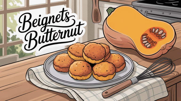 Recette de beignets de courge butternut sans friture