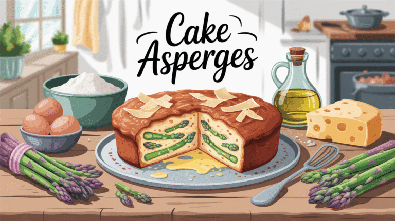 Recette facile de cake aux asperges