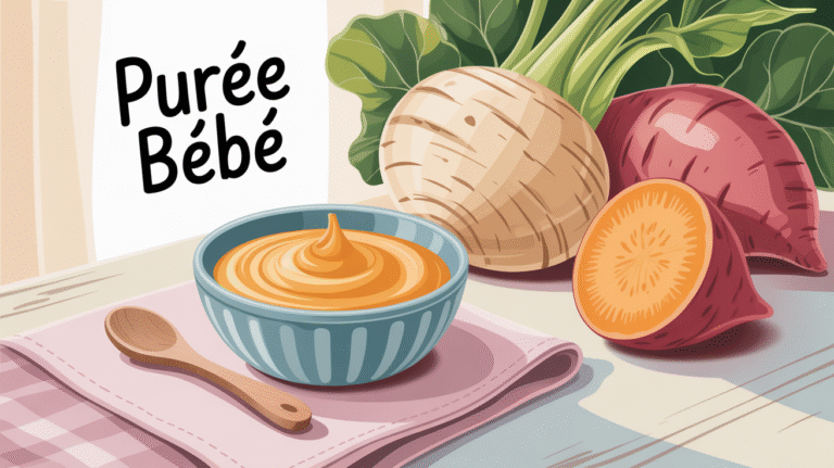 Recette de purée de patate douce et céleri rave pour bébé