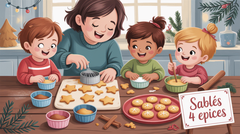 Recette à faire avec les enfants : Sablés aux 4 épices