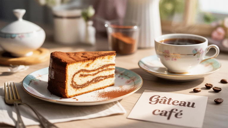 Recette rapide de gâteau léger au café