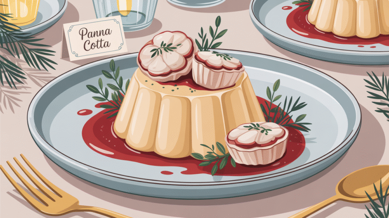 Recette d’entrée de fête : les panna cotta aux Saint-Jacques