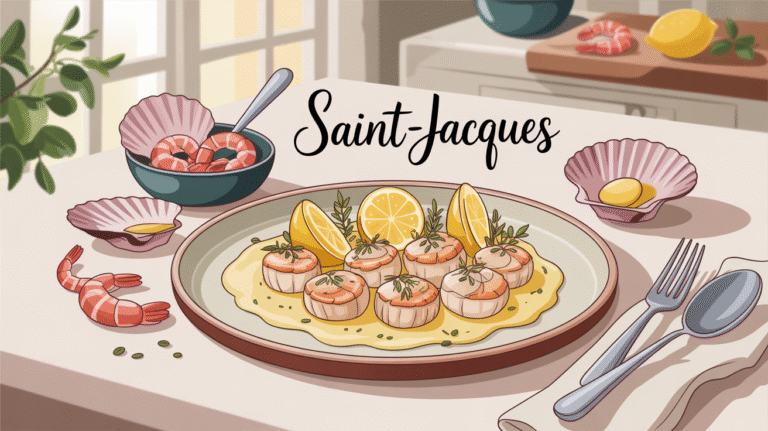 Recette très rapide : Noix de Saint-Jacques à la crème citronnée