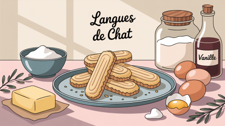 Recette facile et rapide : langues de chat
