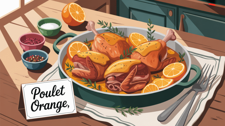 Recette facile et délicieuse : les cuisses de poulet à l’orange