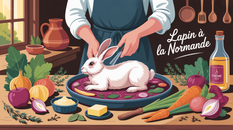 Lapin à la Normande