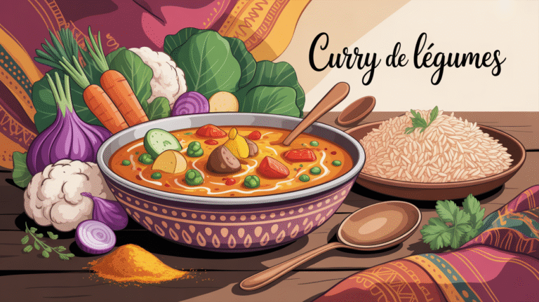Recette indienne végétarienne : le curry de légumes