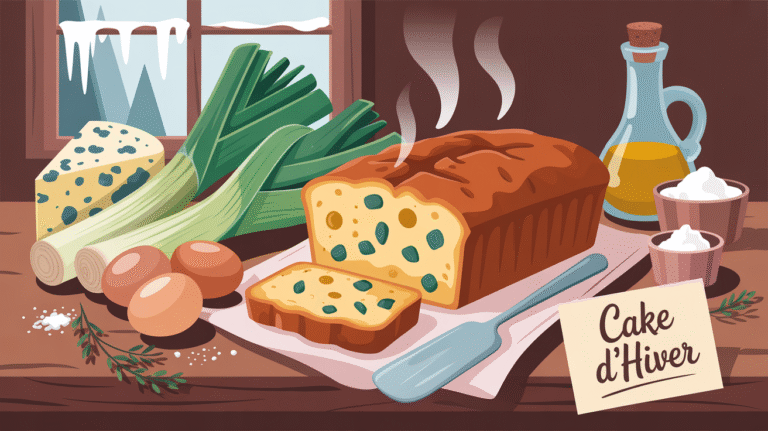 Recette réconfortante pour l’hiver : le cake poireaux et roquefort
