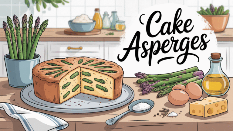 Recette simple de cake aux asperges