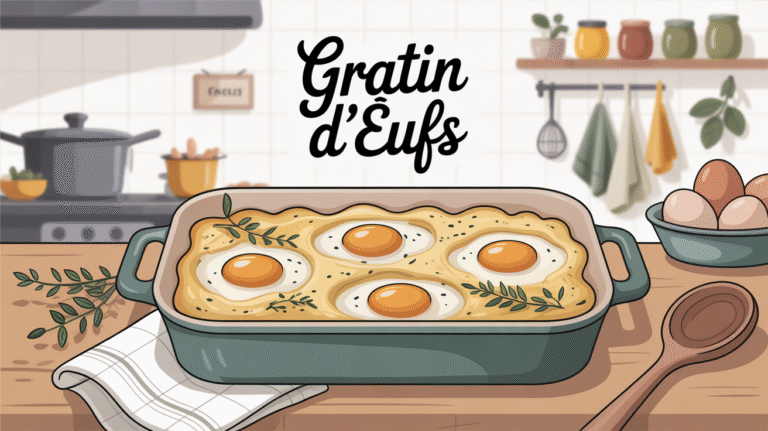 Recette rapide et facile : gratin d’œufs à la béchamel