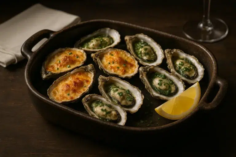 Huîtres au four : recette rapide et festive