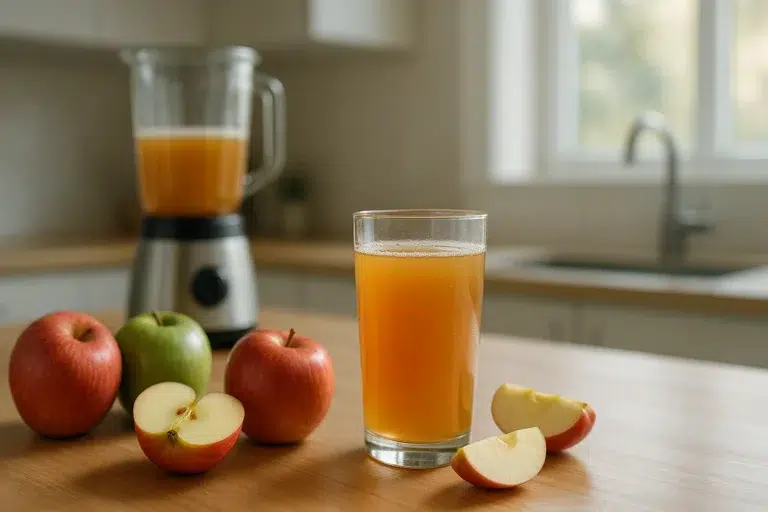 Jus de pomme maison : la recette facile et gourmande
