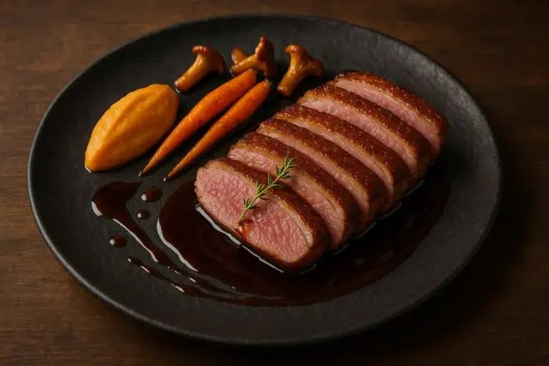 Accompagnement Magret de canard : équilibre parfait douceur et croquant