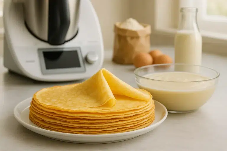 Pâte à crêpes Thermomix rapide, sans grumeaux et légère