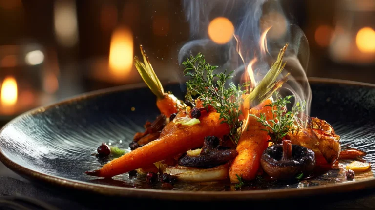 Recette de fête : Poêlée de champignons et carottes flambée au whisky