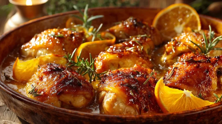 Recette facile et délicieuse : les cuisses de poulet à l’orange