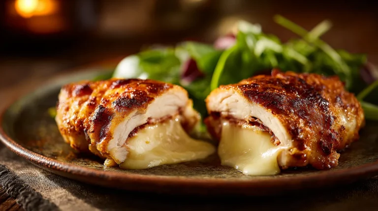 Recette facile et originale : escalopes de poulet fourrées au fromage