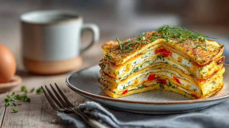 Recette facile et originale : le gâteau d’omelettes