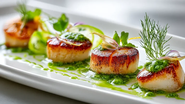 Pétoncles sauce aux herbes : une recette simple et rapide