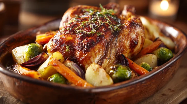Recette de pintade aux légumes d’hiver