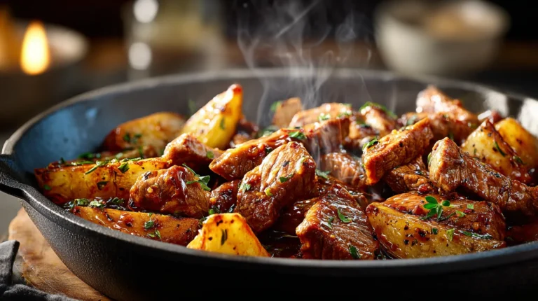 Recette rapide pour un soir de semaine : porc et navets caramélisés