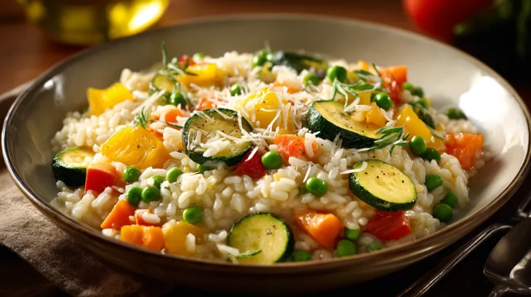 Recette végétarienne : Risotto aux légumes