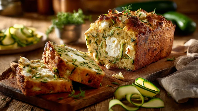 Recette de cake courgettes et chèvre