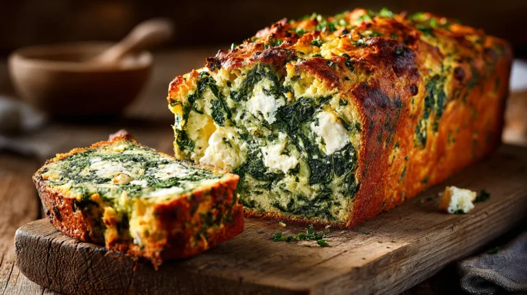 Recette de cake aux épinards et au fromage de chèvre