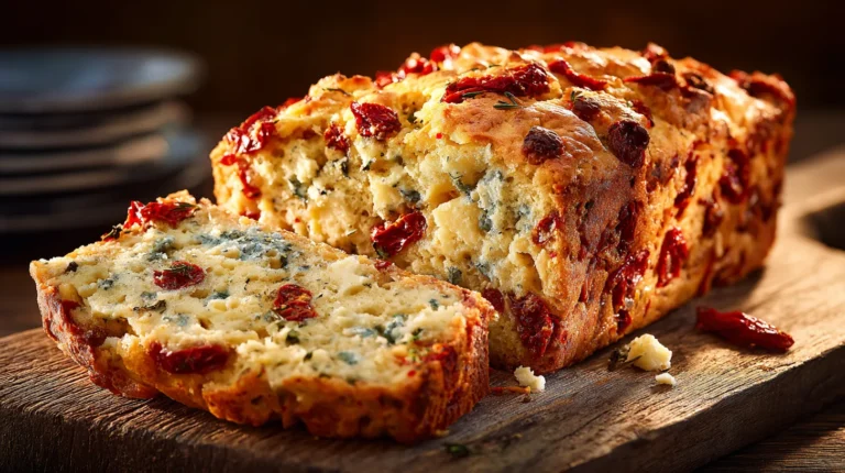Recette de cake aux tomates séchées et gorgonzola