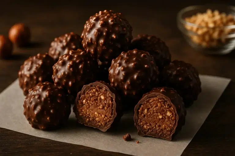 Rocher chocolat croustillant : recette facile et rapide