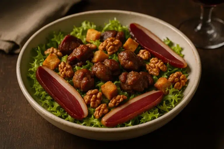 Salade de gésiers périgourdine authentique et rapide