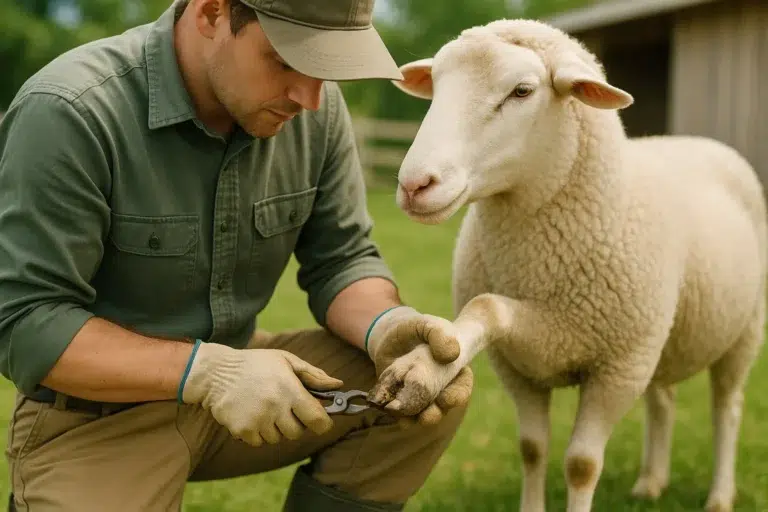 Nettoyer les pieds de mouton : prévention des infections