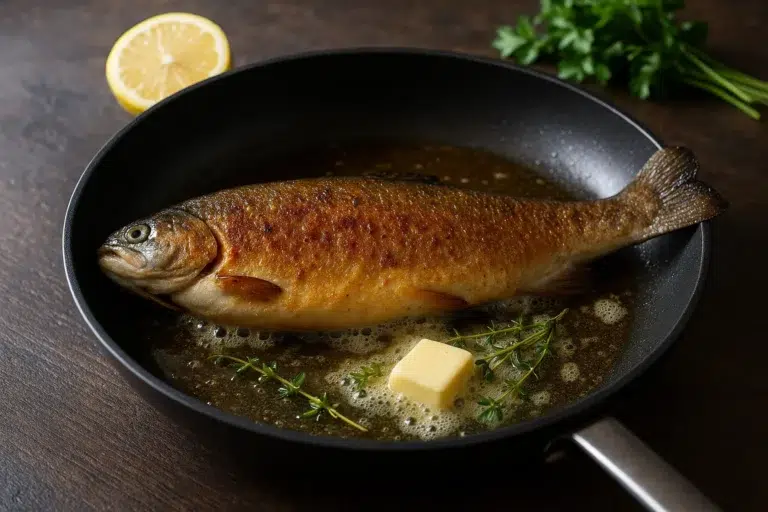Truite à la poêle : cuisson parfaite en 10 minutes