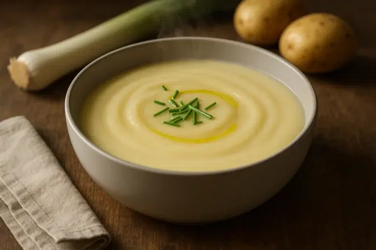 La soupe de poireaux et pommes de terre au Thermomix