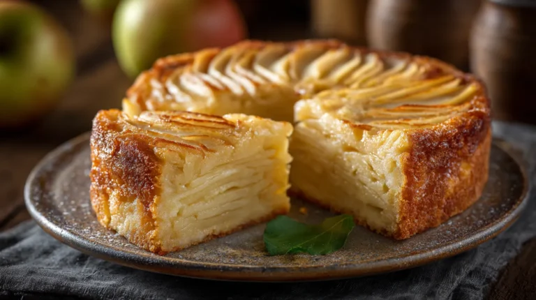 Gâteau invisible pommes recette : le fondant léger