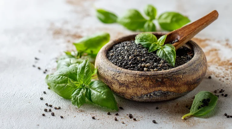 Graines de basilic : bienfaits d&rsquo;un super-aliment méconnu