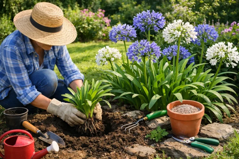 Agapanthe : réussir la plantation et l’entretien pour une belle floraison